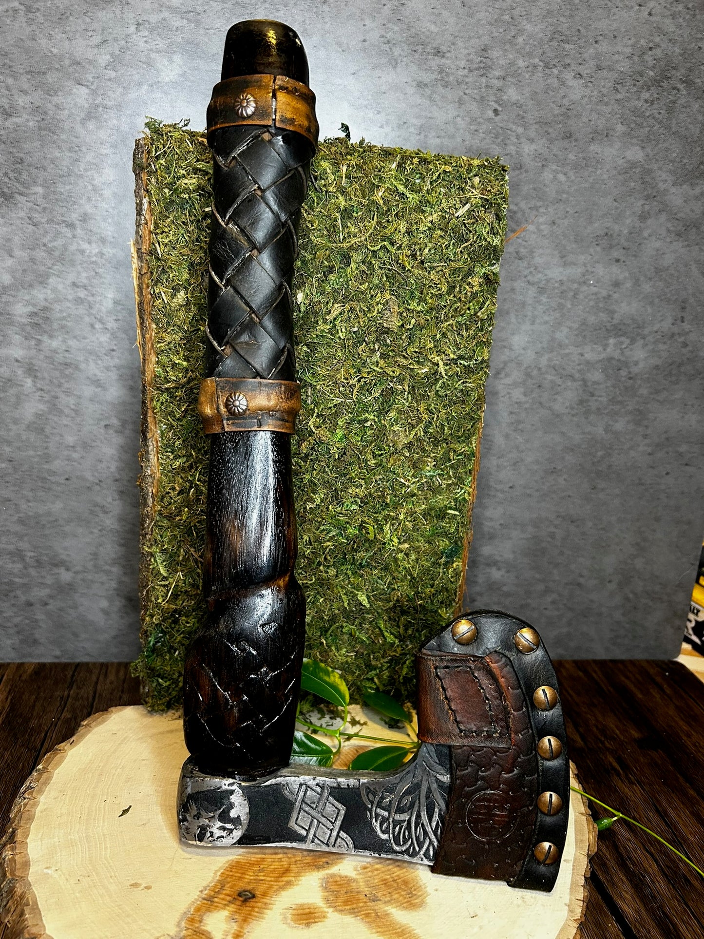 Hand forged custom throwing axe