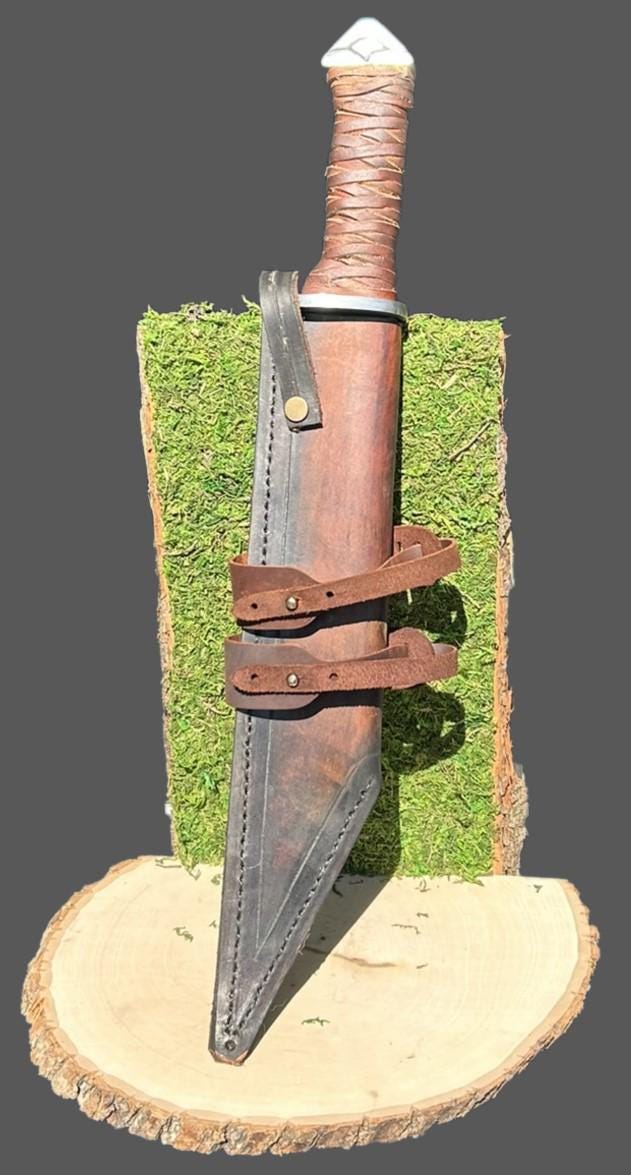 Viking style long Knife.